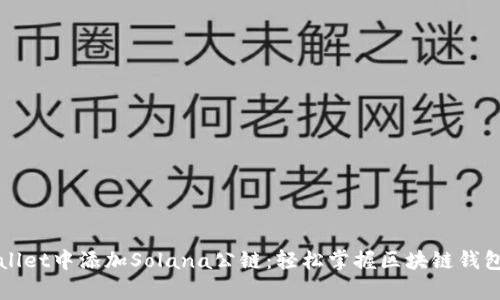 如何在tpWallet中添加Solana公链：轻松掌握区块链钱包的使用技巧