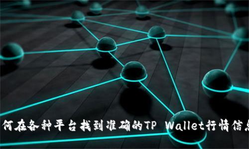如何在各种平台找到准确的TP Wallet行情信息？